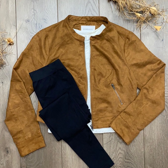 BCBGeneration Jackets & Blazers - BCBGeneration Suede Jacket